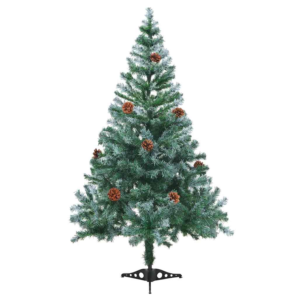 Künstlicher Weihnachtsbaum Grün 150 cm PVC und Stahl