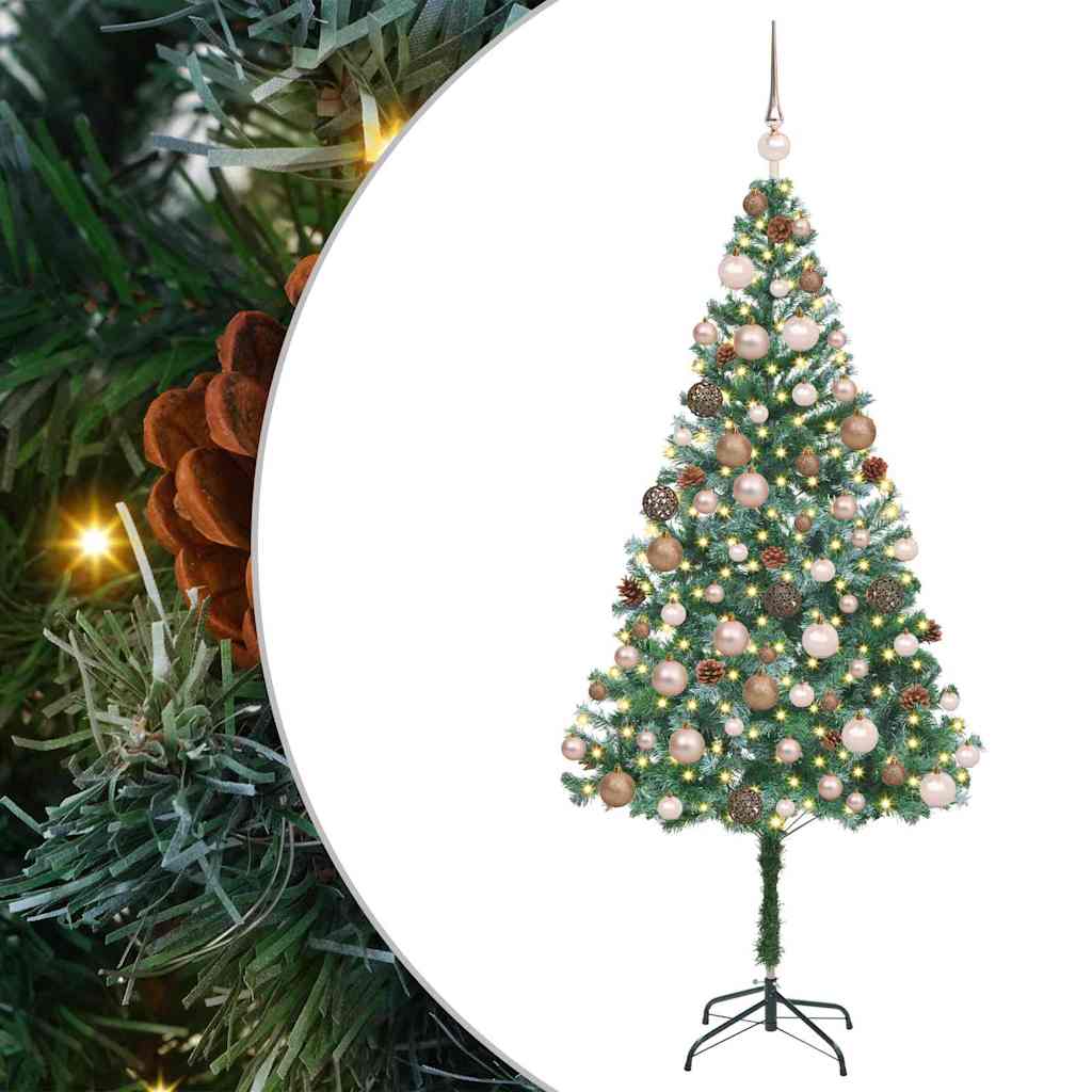 Künstlicher Weihnachtsbaum Grün 180 cm PVC und Stahl