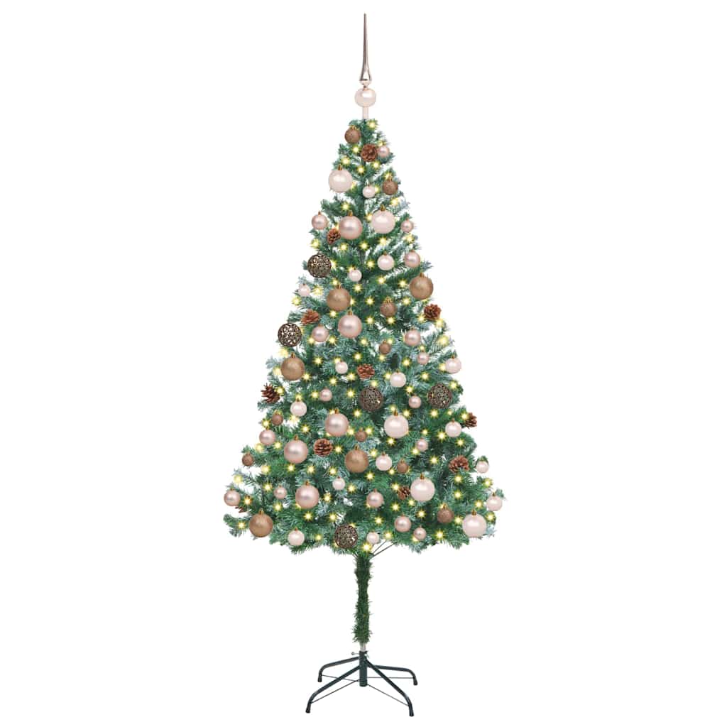 Künstlicher Weihnachtsbaum Grün 180 cm PVC und Stahl