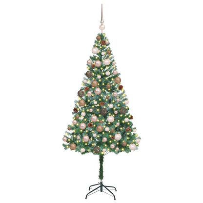 Künstlicher Weihnachtsbaum Grün 180 cm PVC und Stahl