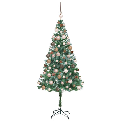 Künstlicher Weihnachtsbaum Grün 180 cm PVC und Stahl