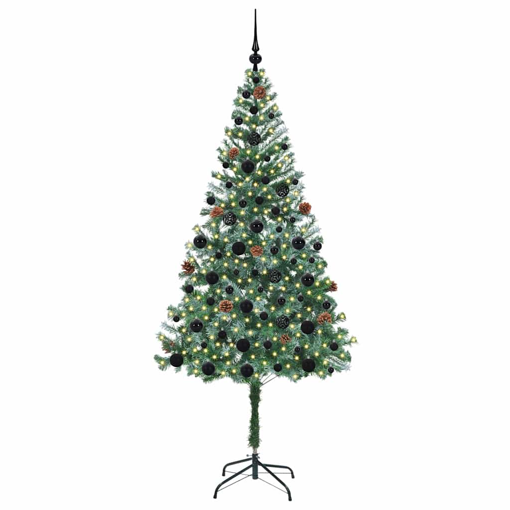 Künstlicher Weihnachtsbaum Grün 180 cm PVC und Stahl