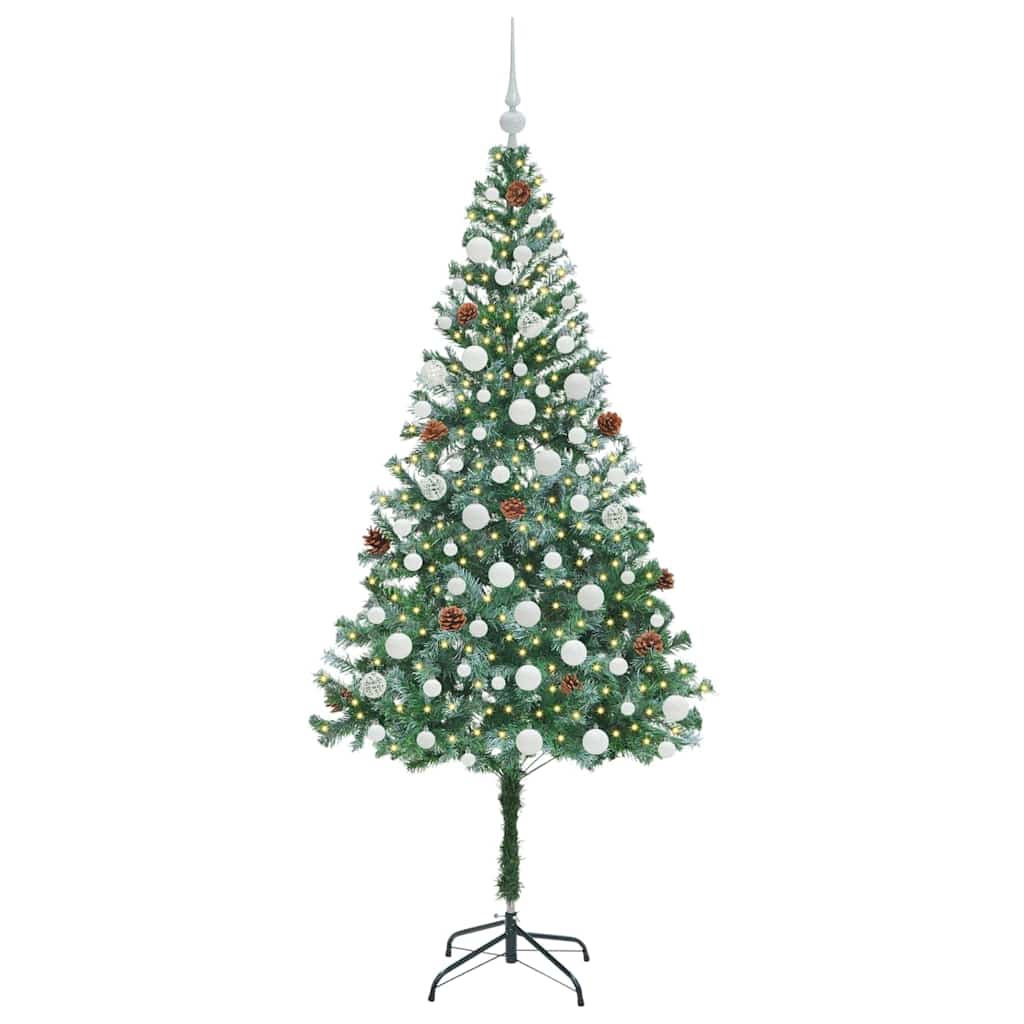 Künstlicher Weihnachtsbaum Grün 180 cm PVC und Stahl
