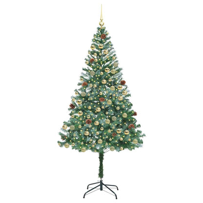 Künstlicher Weihnachtsbaum Grün 180 cm PVC und Stahl