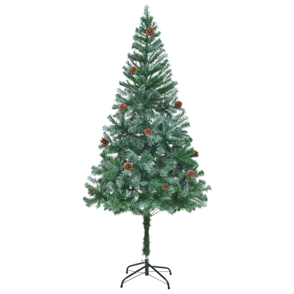 Künstlicher Weihnachtsbaum Grün 180 cm PVC und Stahl