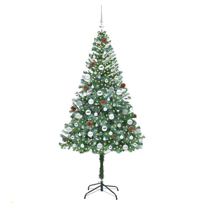 Künstlicher Weihnachtsbaum Grün 180 cm PVC und Stahl