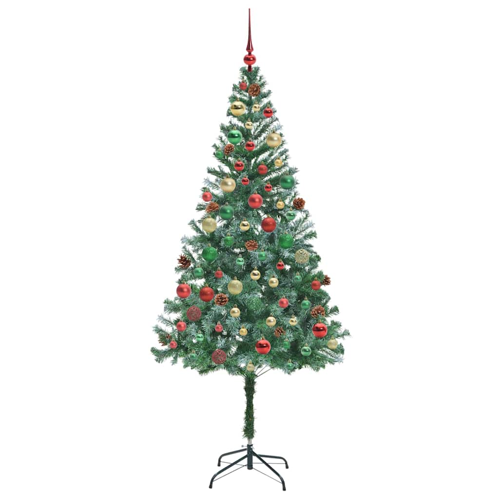 Künstlicher Weihnachtsbaum Grün 180 cm PVC und Stahl