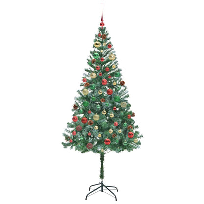 Künstlicher Weihnachtsbaum Grün 180 cm PVC und Stahl