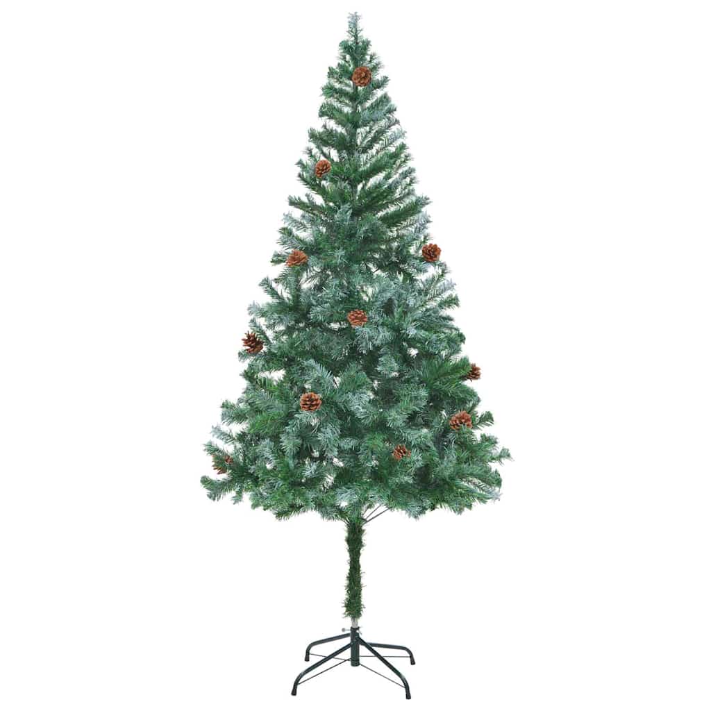 Künstlicher Weihnachtsbaum Grün 180 cm PVC und Stahl