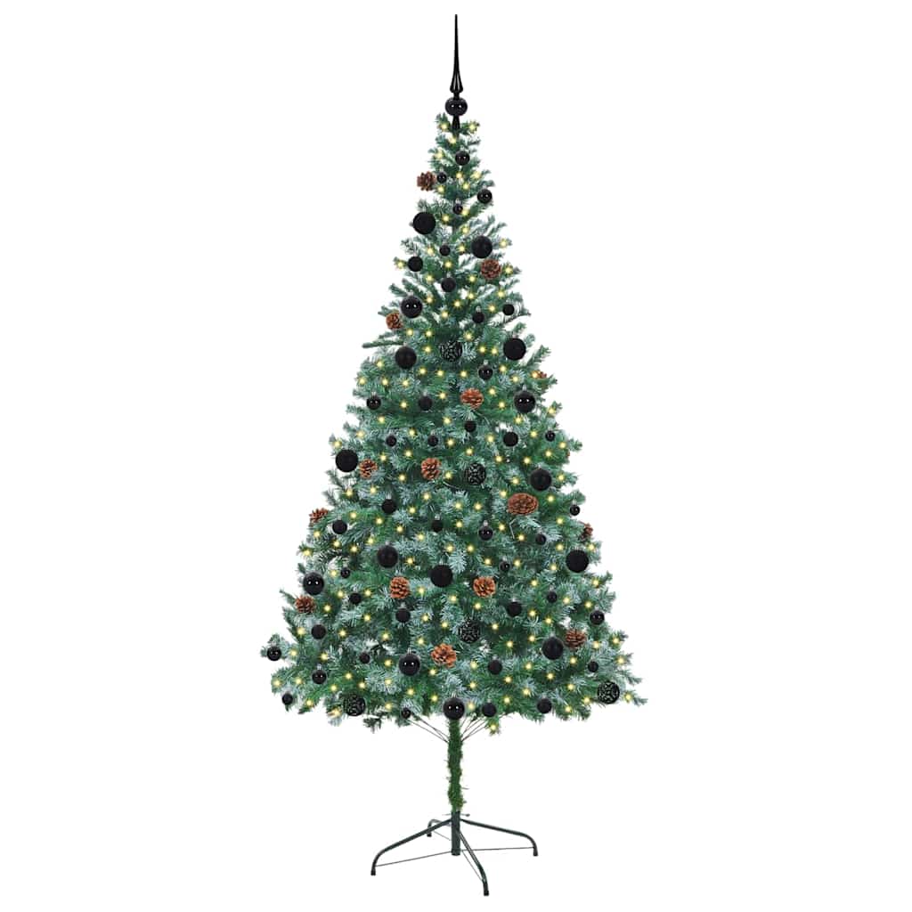 Künstlicher Weihnachtsbaum Grün 210 cm PVC und Stahl