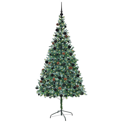 Künstlicher Weihnachtsbaum Grün 210 cm PVC und Stahl