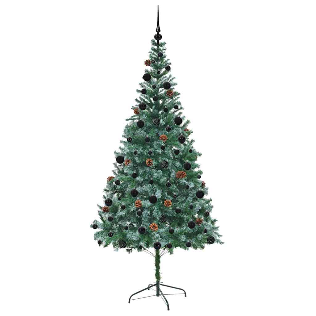 Künstlicher Weihnachtsbaum Grün 210 cm PVC und Stahl