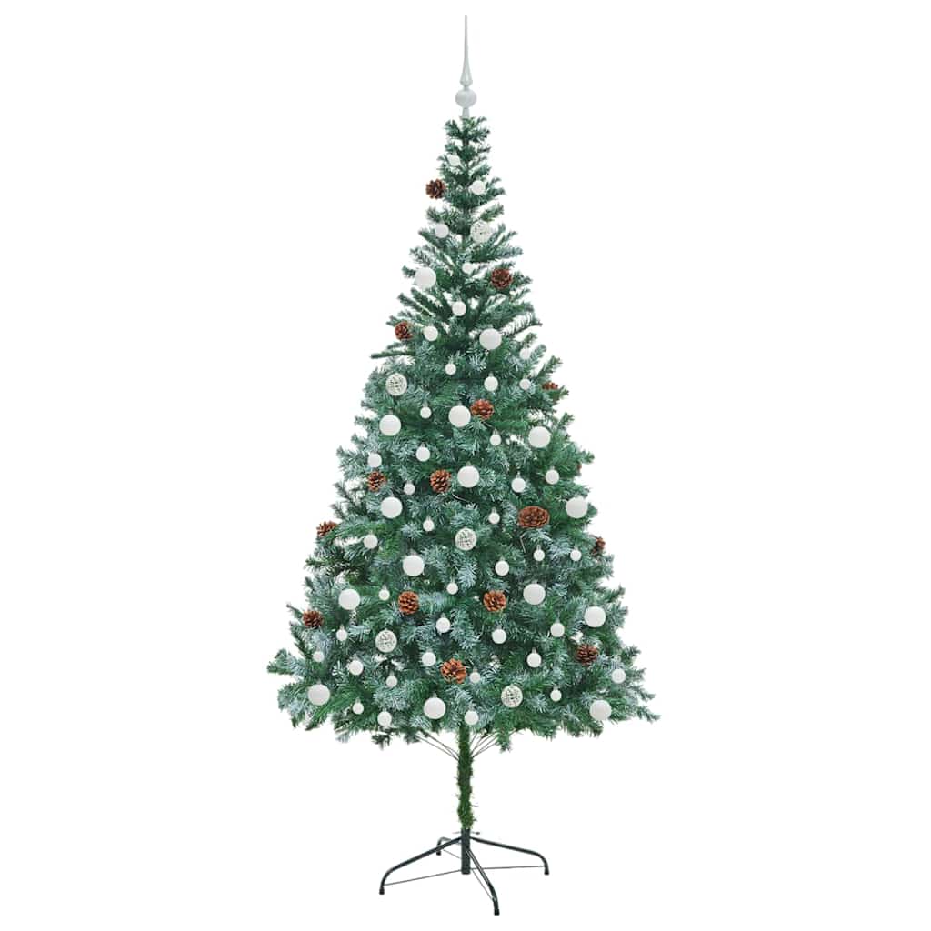 Künstlicher Weihnachtsbaum Grün 210 cm PVC und Stahl