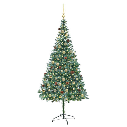 Künstlicher Weihnachtsbaum Grün 210 cm PVC und Stahl