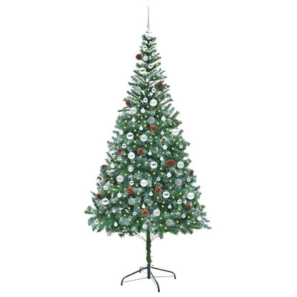 Künstlicher Weihnachtsbaum Grün 210 cm PVC und Stahl