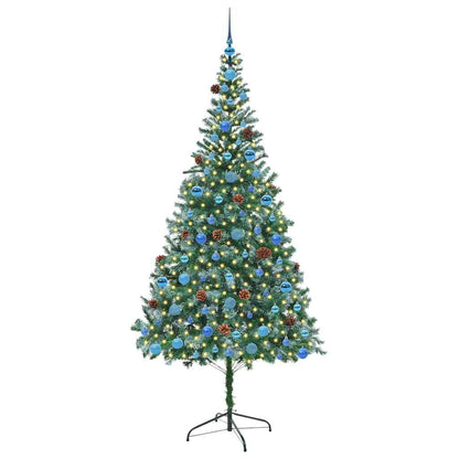 Künstlicher Weihnachtsbaum Grün 210 cm PVC und Stahl