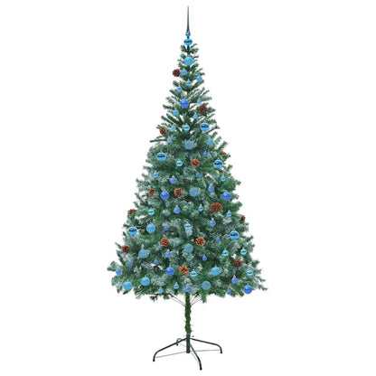 Künstlicher Weihnachtsbaum Grün 210 cm PVC und Stahl