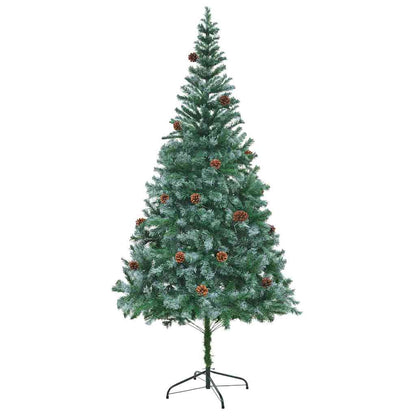 Künstlicher Weihnachtsbaum Grün 210 cm PVC und Stahl