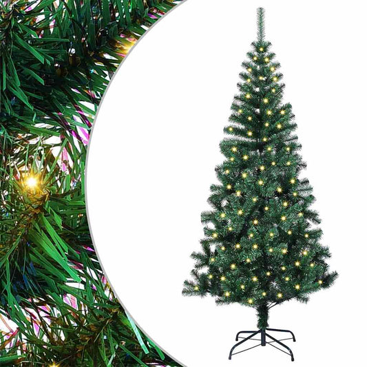 Künstlicher vorbeleuchteter Weihnachtsbaum Grün 120 cm
