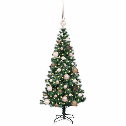 Künstlicher vorbeleuchteter Weihnachtsbaum Grün 120 cm