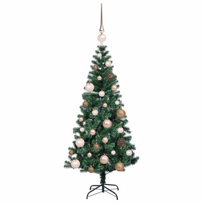 Künstlicher vorbeleuchteter Weihnachtsbaum Grün 120 cm