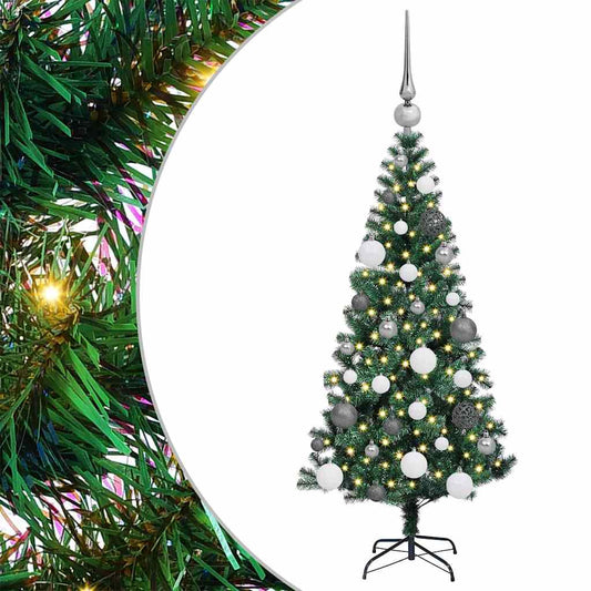 Künstlicher vorbeleuchteter Weihnachtsbaum Grün 120 cm