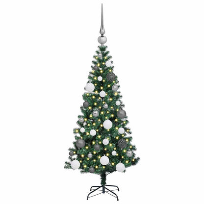 Künstlicher vorbeleuchteter Weihnachtsbaum Grün 120 cm