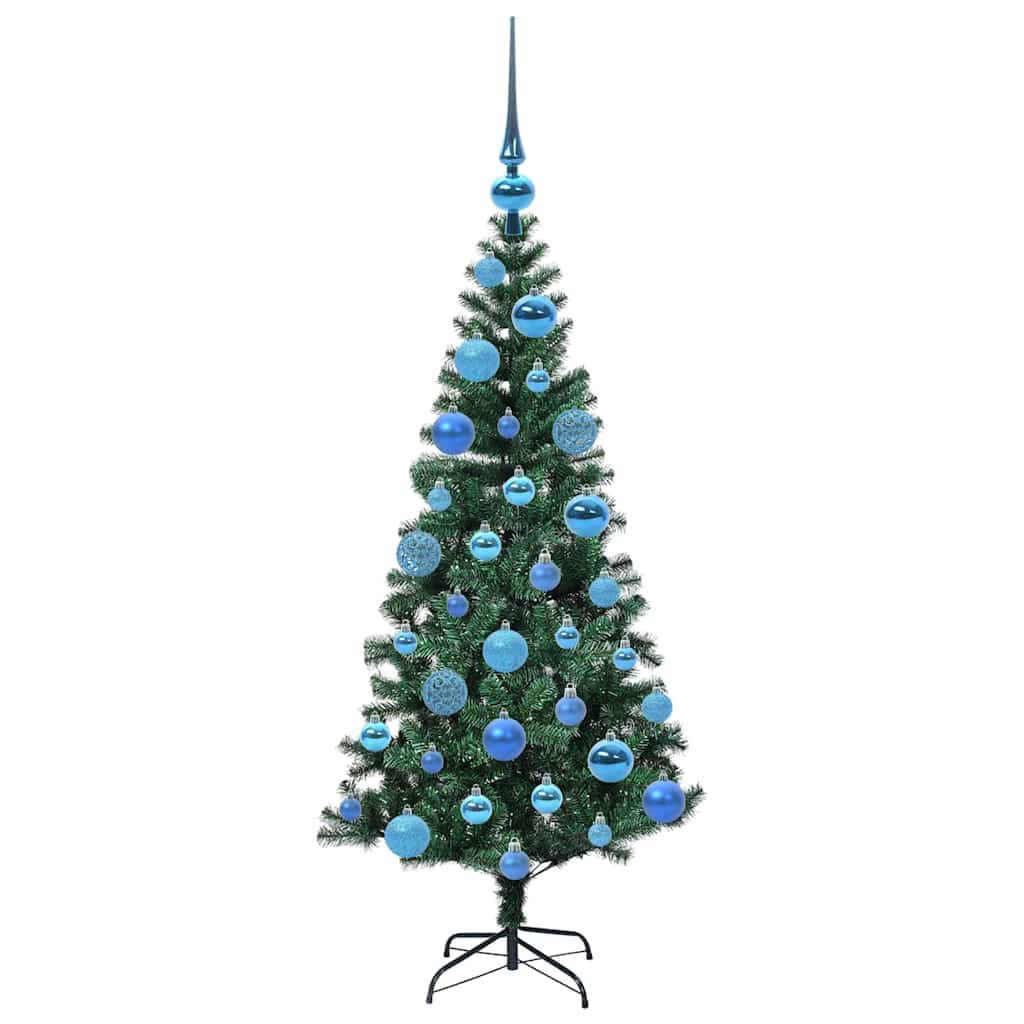 Künstlicher vorbeleuchteter Weihnachtsbaum Grün 120 cm