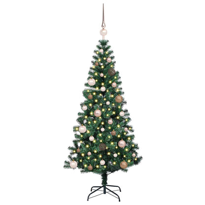 Künstlicher vorbeleuchteter Weihnachtsbaum Grün 150 cm
