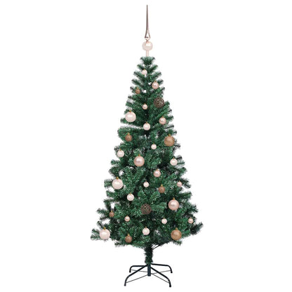 Künstlicher vorbeleuchteter Weihnachtsbaum Grün 150 cm