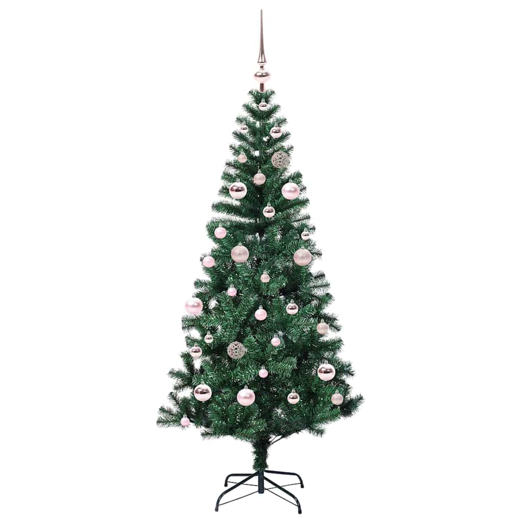 Künstlicher vorbeleuchteter Weihnachtsbaum Grün 150 cm