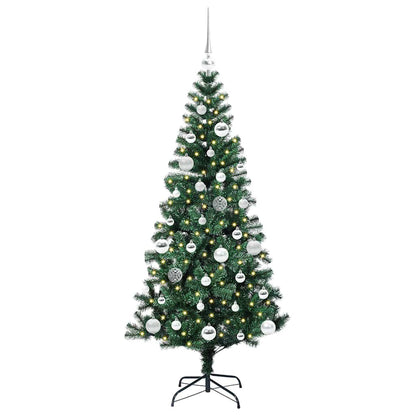 Künstlicher vorbeleuchteter Weihnachtsbaum Grün 150 cm