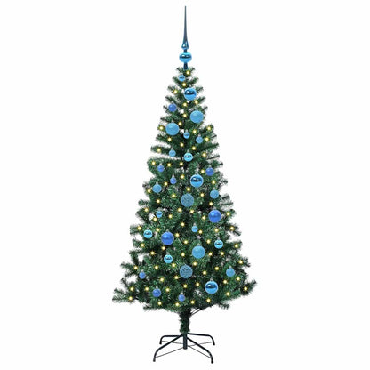 Künstlicher vorbeleuchteter Weihnachtsbaum Grün 150 cm