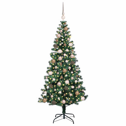 Künstlicher vorbeleuchteter Weihnachtsbaum Grün 180 cm