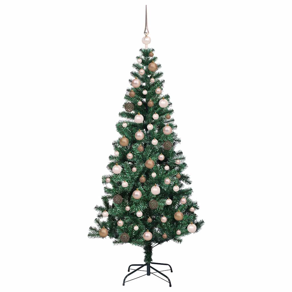 Künstlicher vorbeleuchteter Weihnachtsbaum Grün 180 cm