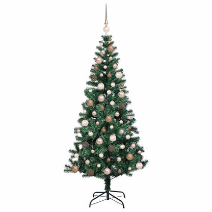 Künstlicher vorbeleuchteter Weihnachtsbaum Grün 180 cm