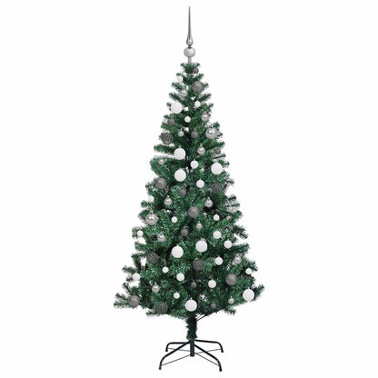 Künstlicher vorbeleuchteter Weihnachtsbaum Grün 180 cm