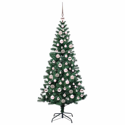 Künstlicher vorbeleuchteter Weihnachtsbaum Grün 180 cm