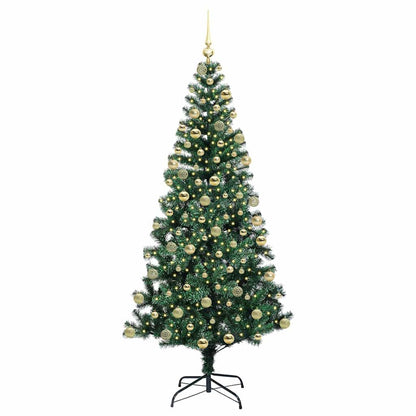 Künstlicher vorbeleuchteter Weihnachtsbaum Grün 180 cm