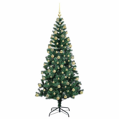 Künstlicher vorbeleuchteter Weihnachtsbaum Grün 180 cm