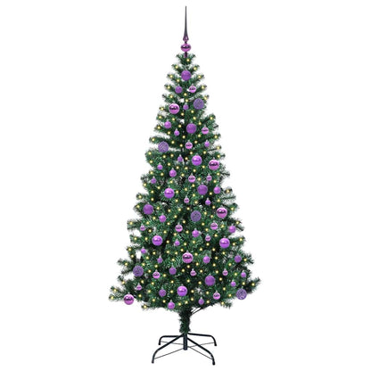Künstlicher vorbeleuchteter Weihnachtsbaum Grün 180 cm
