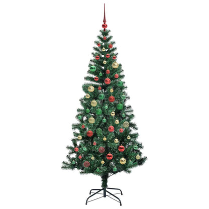 Künstlicher vorbeleuchteter Weihnachtsbaum Grün 180 cm