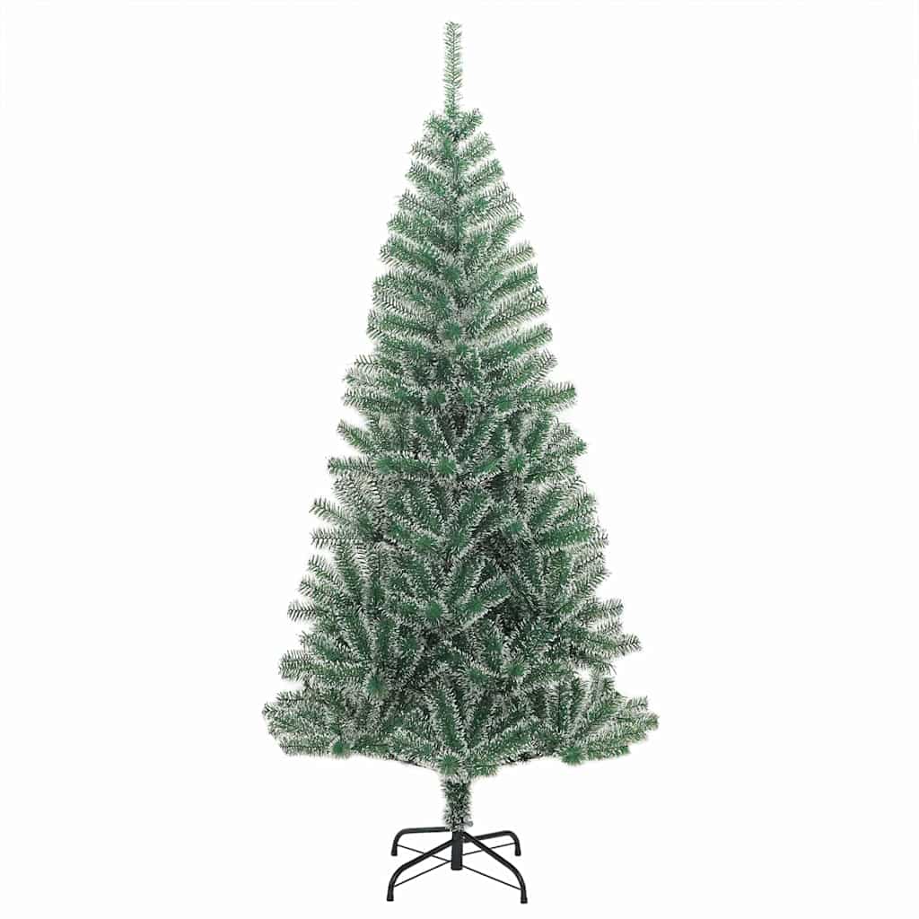Künstlicher Weihnachtsbaum beschneit mit LED Licht 180 cm