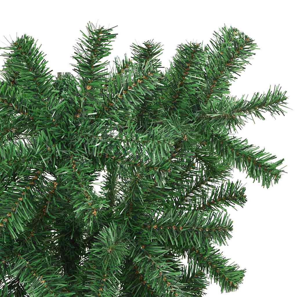 Umgedrehter künstlicher vorbeleuchteter Weihnachtsbaum mit Kugel-Set