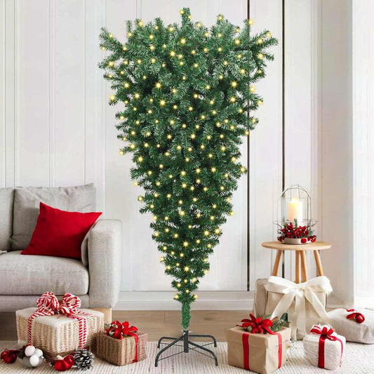 Umgedrehter künstlicher vorbeleuchteter Weihnachtsbaum 180 cm