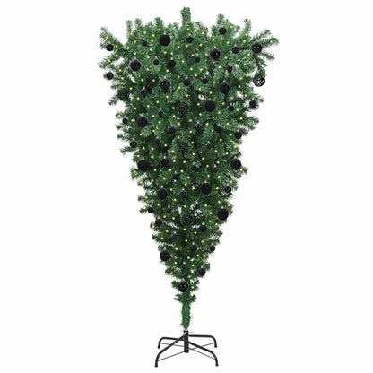 Umdrehbarer künstlicher beleuchteter Weihnachtsbaum mit Kugelset