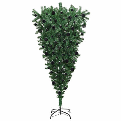 Umdrehbarer künstlicher beleuchteter Weihnachtsbaum mit Kugelset