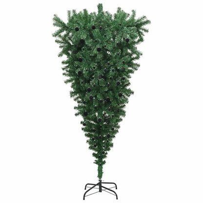 Umgekehrter künstlicher vorbeleuchteter Weihnachtsbaum mit Ball-Set