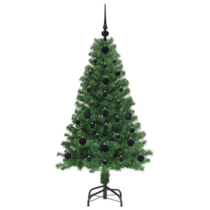 Künstlicher Weihnachtsbaum mit 150 LEDs mit Ständer Grün 120 cm