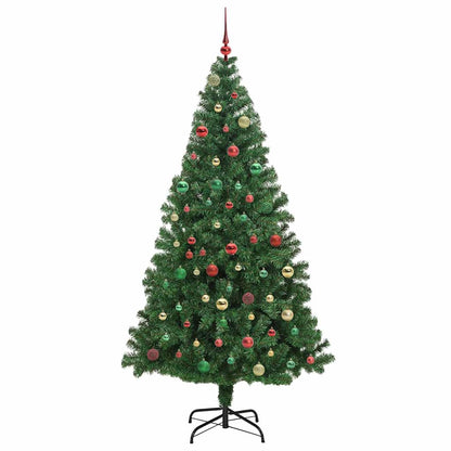Künstlicher Weihnachtsbaum mit 300 LEDs mit Ständer Grün 180 cm